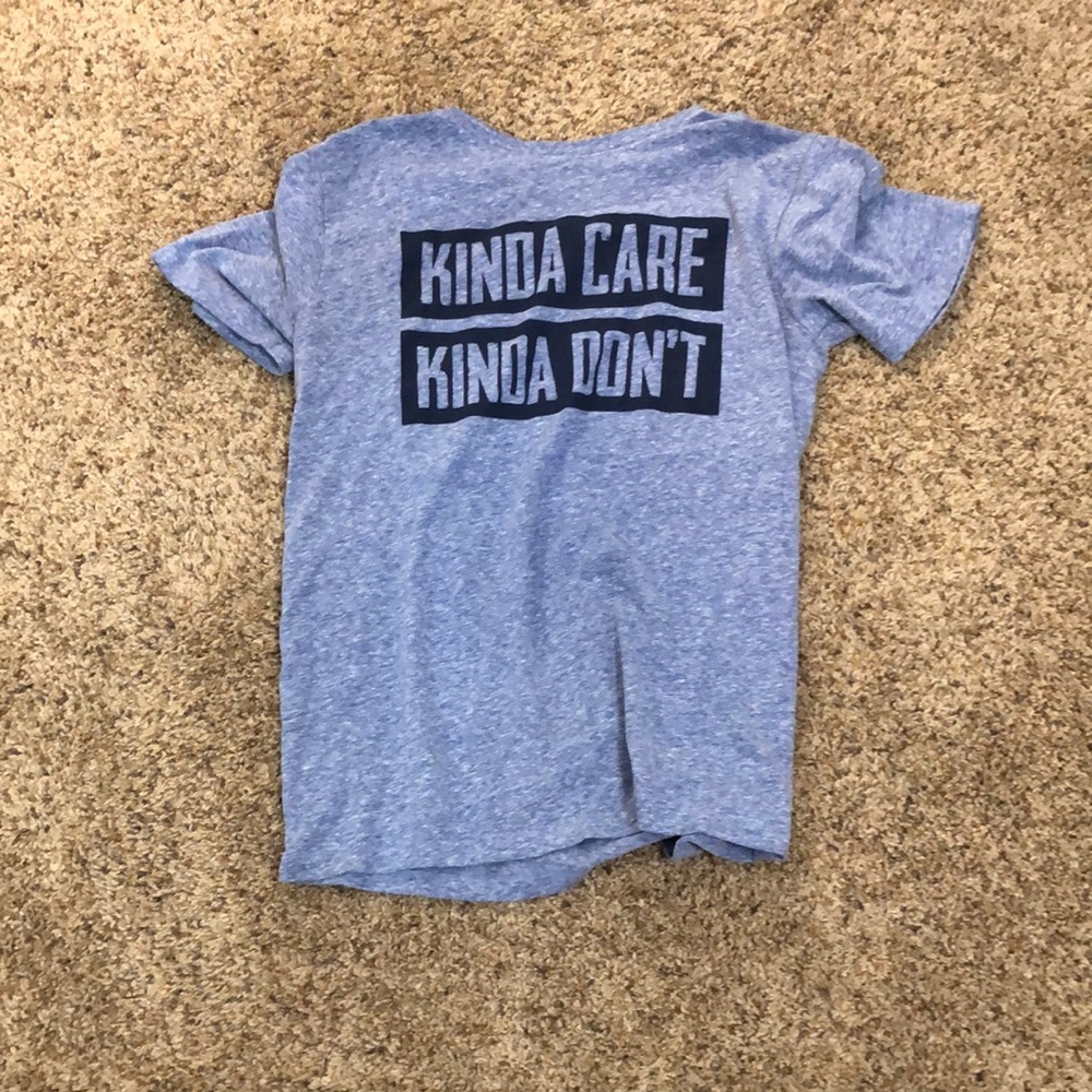 Blue shirt, size 10/12